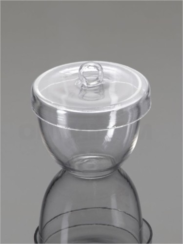 Тигель высокий, 15 мл, кварц, c крышкой, 4 шт./уп., Glassco