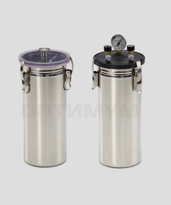 Анаэростат, 15 чашек Петри d 60-100 мм, 3 л, корпус из нерж. стали, Eco, Schuett