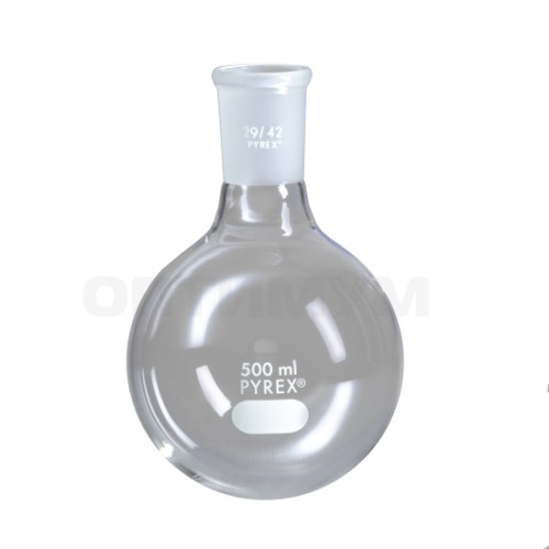 Колба круглодонная, 2000 мл, d 162 мм, шлиф 29/42, 1 шт, Pyrex (Corning)