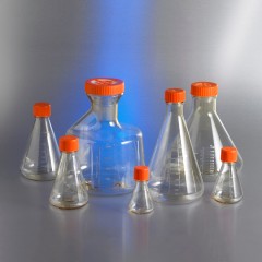 Колба Эрленмейера 250 мл, PC, вентилируемая крышка, стерильная, Pyrex (Corning)