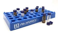 Штатив для виал 2 мл, 5х10 мест, полипропилен, синий (арт. C0000094), ALWSCI Technologies