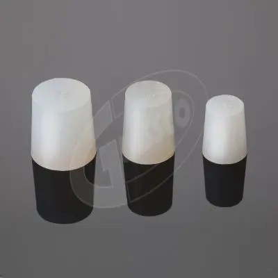 Пробка, силикон, № 13, белая, 100 шт./уп., Glassco, Индия