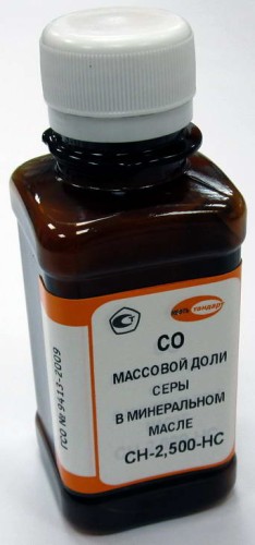 СН-2,500-НС ГСО 9413-2009 диапазон 2,25-2,75% масс. флакон (5 мл)