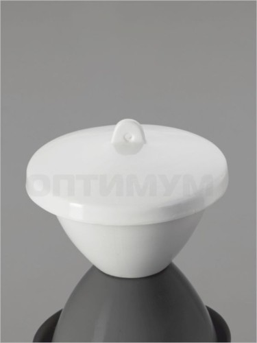 Тигель низкий, 15 мл, 41×25 мм, кремний, c крышкой, 6 шт./уп., Glassco