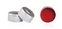 Крышка 11 мм, под кримп, с септой красный PTFE/белый силикон 1 мм, ALWSCI Technologies