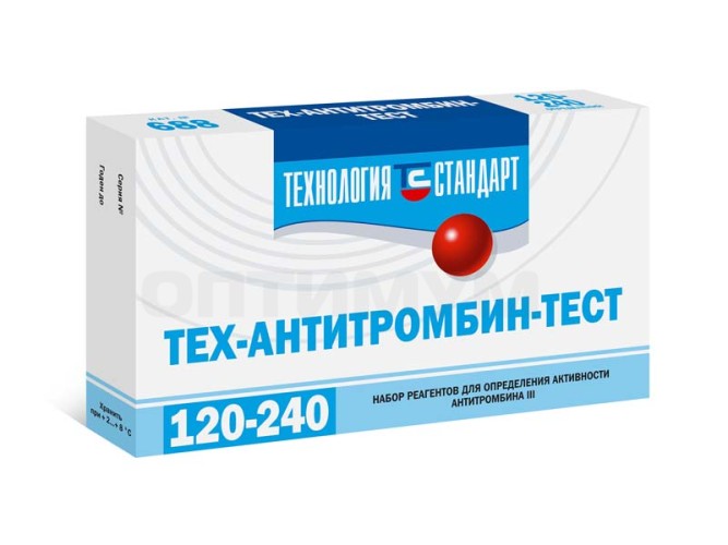 Тех-Антитромбин-тест (120 определений)