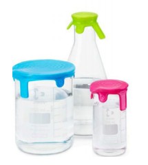 Крышка силиконовая, L, розовая, d 84-100 мм, 1 шт./уп., DWK Life Sciences (Duran, Wheaton, Kimble)