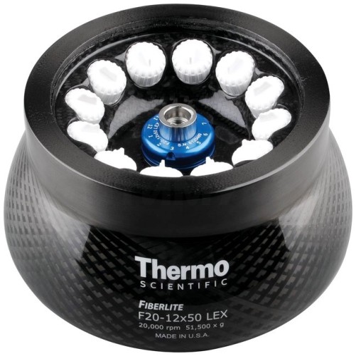 Ротор угловой Fiberlite F20-12 x 50 LEX, 20000 об/мин, 51428 g, 12 x 50 мл, Thermo FS