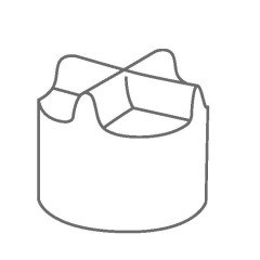 Магнитный перемешивающий элемент Ikaflon 9 crown (1 шт.), IKA