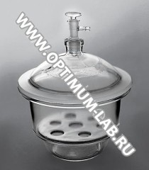 Эксикатор вакуумный с краном 150 мм, Greetmed
